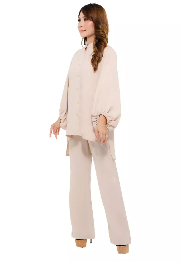 休闲装 Noura 裸色套装