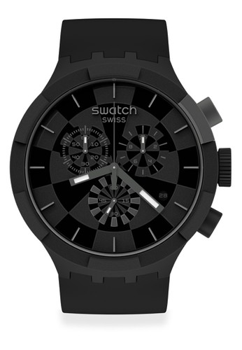 Swatch black CHECKPOINT BLACK CB8FEAC50B66DEGS_1