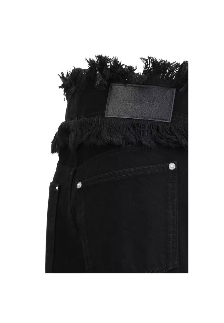 パンツ Ferragamo Frayed Cotton Trousers Buy Ferragamo Frayed Hem Wide Leg Pants Jeans & Pants 2025