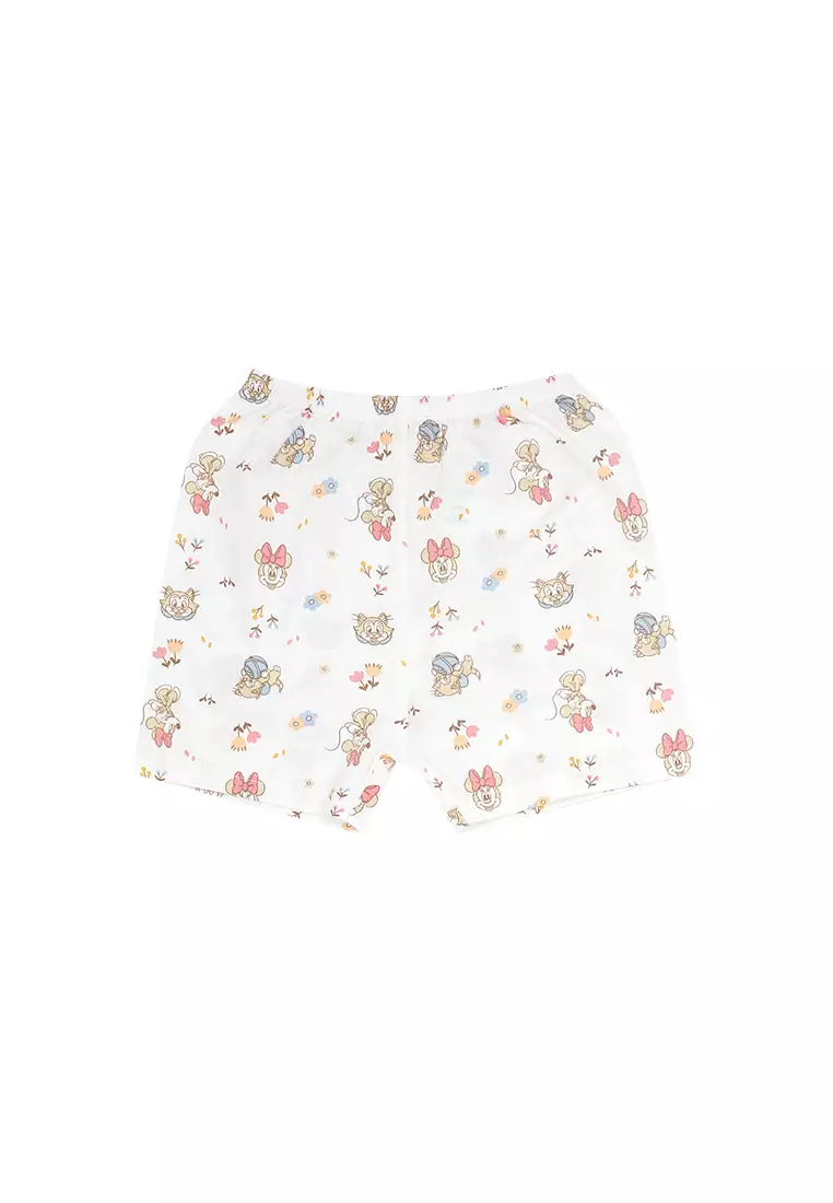 Baby Girl Licensed Newborn Essentials Regular Shorts Pack of 3 "Blooming"