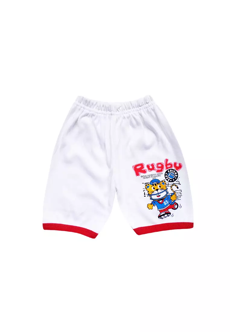 Skabe Pakaian Bayi Anak Laki Laki Baju Singlet Motif Rugby Tiger Setelan Celana Kaos All Size Baby Putih Usia 0 Sampai 6 Bulan 3069 Everyday