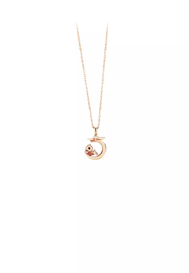 Buy Glamorousky 925 Sterling Silver Plated Rose Gold Fashion and