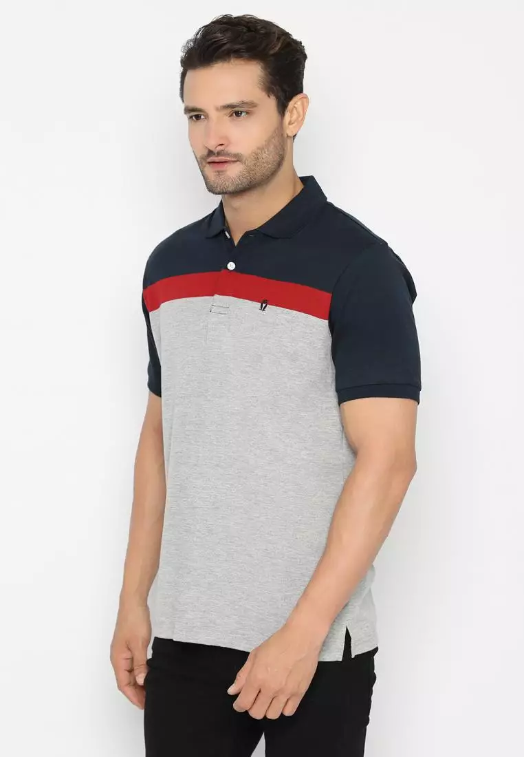 MATSUDA Kaos Polo Shirt Pria Kerah Fuji