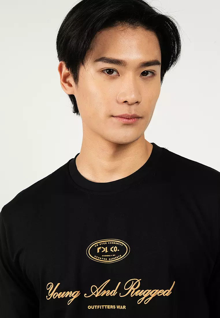 Young and Rugged Printed Tee