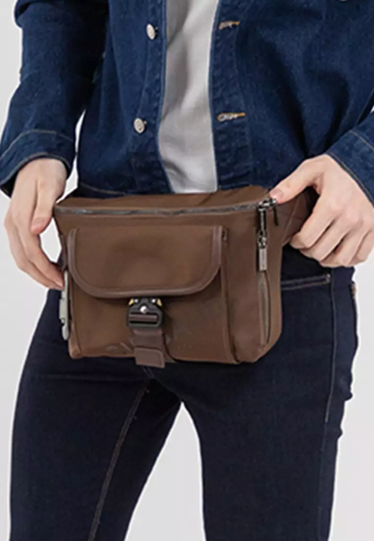 【MARITHEFRANCOISGIRBAUD】 MOUVEMENT BELT BAG Buy Marithe + Francois Girbaud Men's Girbaud Dark Khaki Lev