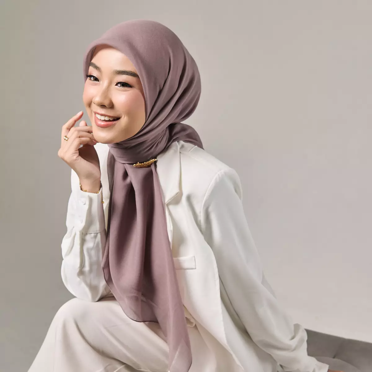 [New Collectio] ZM Zaskia Mecca - Hijab Paris Premium Parissa Mulberry | Bahan Adem, Fine Stitch, Mudah Dibentuk & Classy