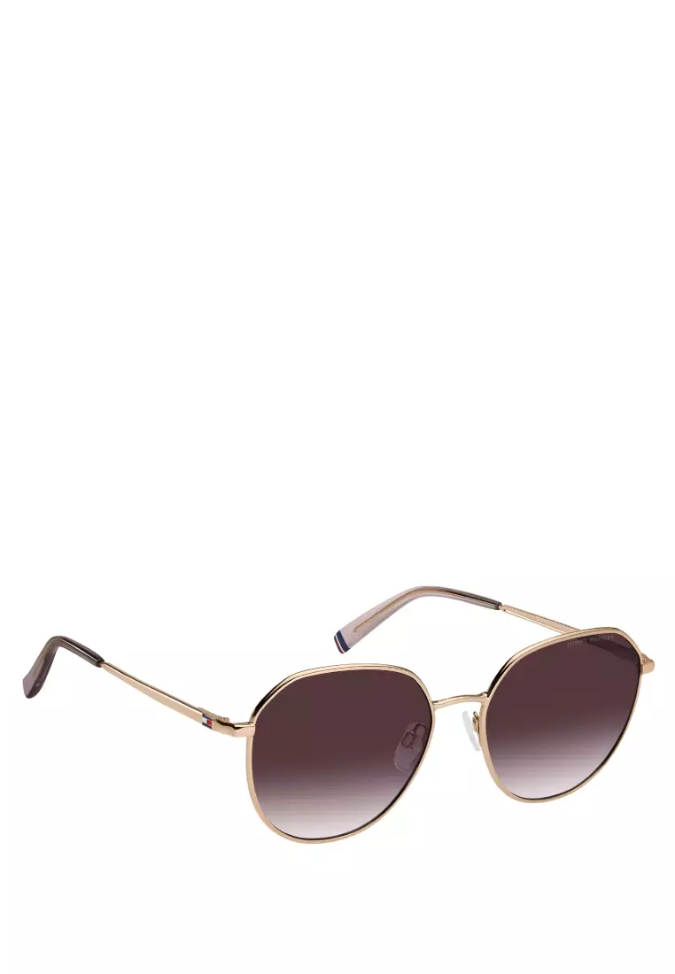 TOMMY HILFIGER Sunglasses TH 2218/S-DDB-3X, Panthos Sharp with Gold Copper color