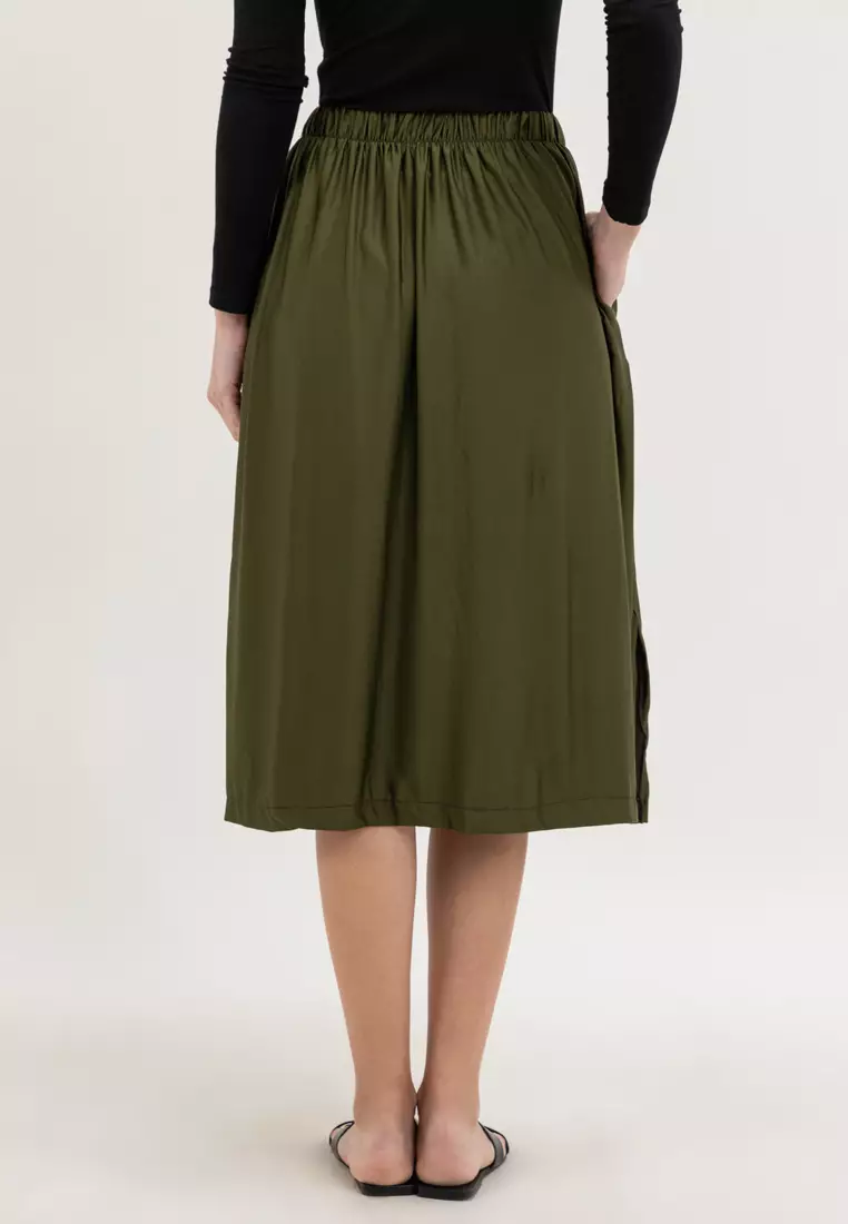 Laica Cotton Midi Skirt