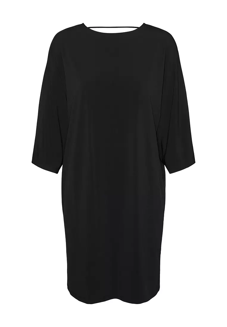 Rasmine 3/4 Bat Sleeve Short Dress