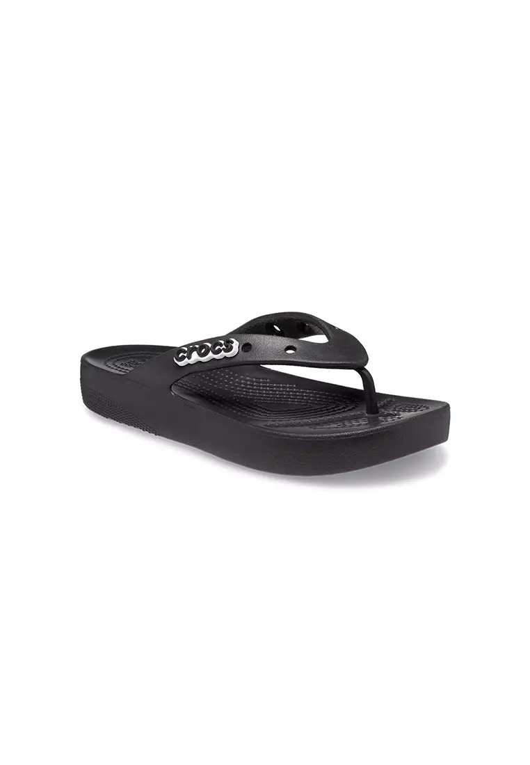 Buy Crocs Women's Classic Paltform Flip In Black 2024 Online | ZALORA ...