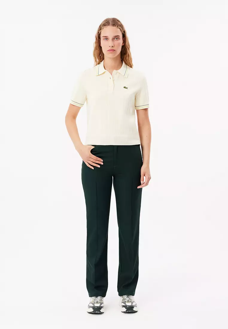 Lacoste 5 Pocket Topstitch Detail Pants