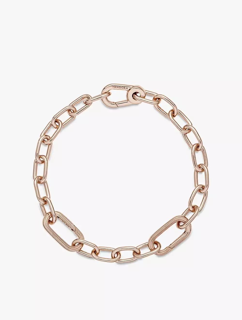 14k Rose gold-plated link bracelet