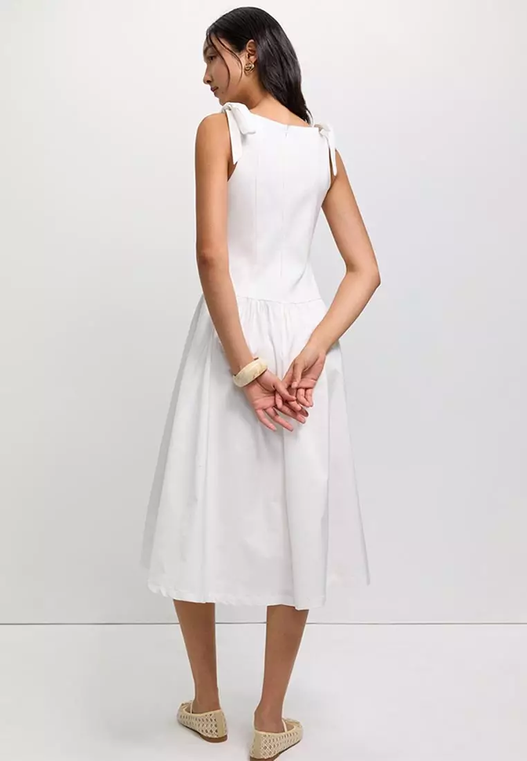 Tie Shoulder Dress