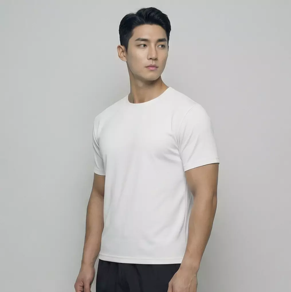 THIRDDAY Kaos Fitted Tee Pria Scubalux Polos Putih MTZ32