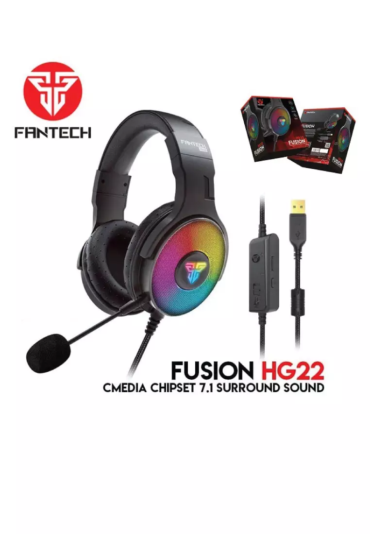 Buy Fantech Fantech HG22 Fusion Virtual 7.1 Surround Over Ear RGB