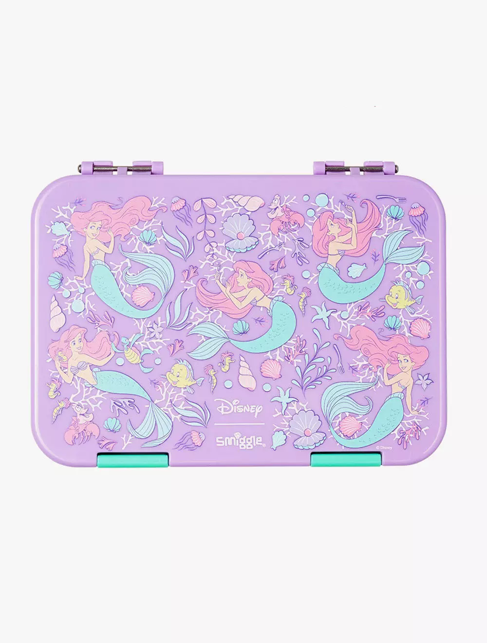 Smiggle Lunchbox Bento Med Happy Disney Princess - IGL444253LIL - Purple