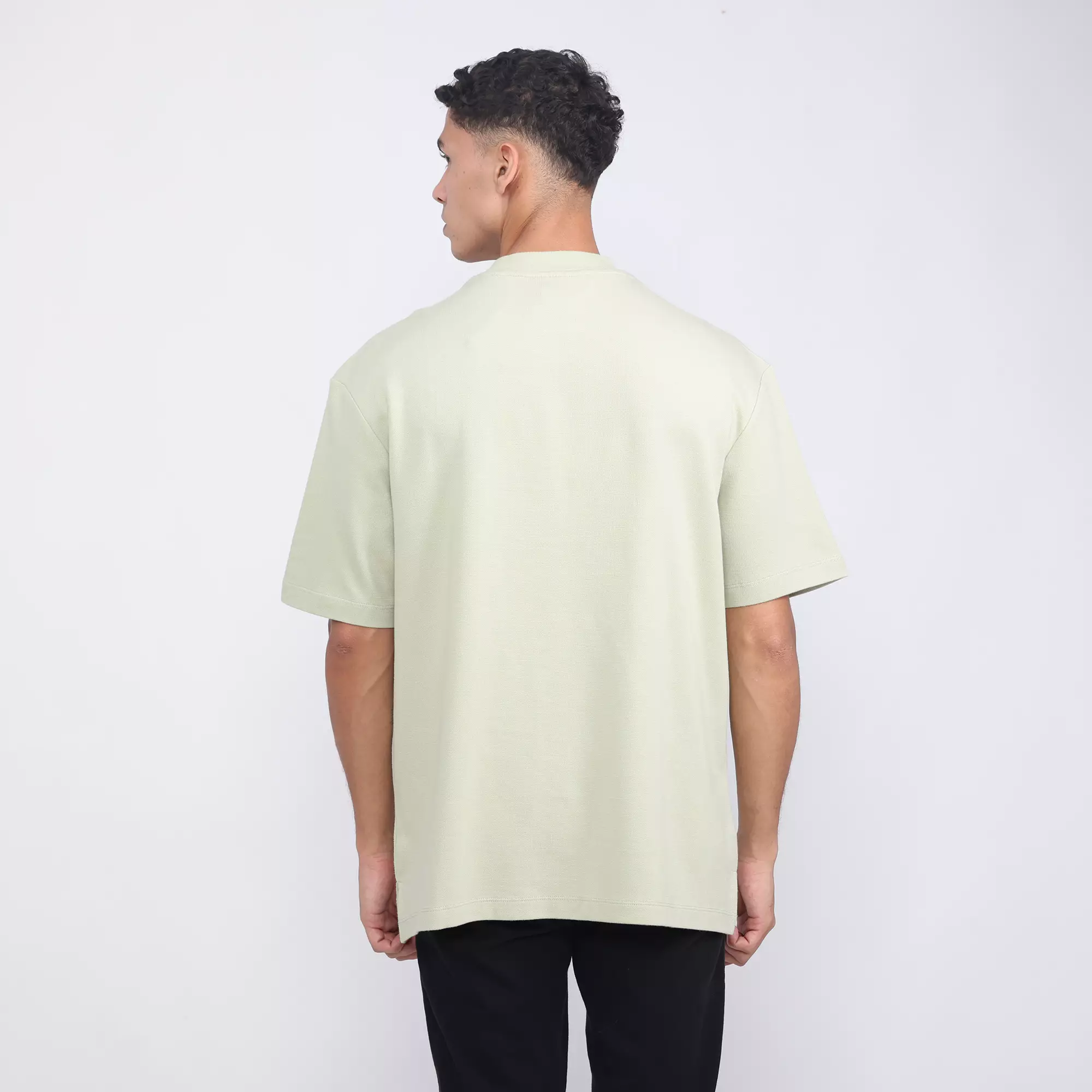 FACILITY - Nathan Boxy Modal Tee - Alfalfa