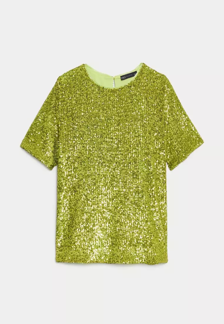 Buy MARKS & SPENCER Sequin Top 2024 Online ZALORA Philippines
