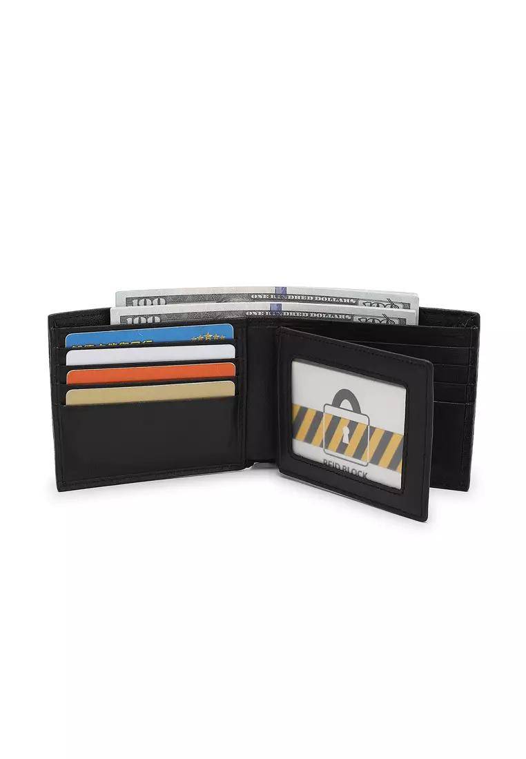 Gift Set - RFID Wallet + 40mm Automatic Buckle Belt - Black