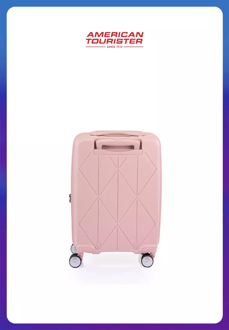 American Tourister Koper Hardcase Argyle Cabin 20 Inch EXP TSA V2 - Antique Pink