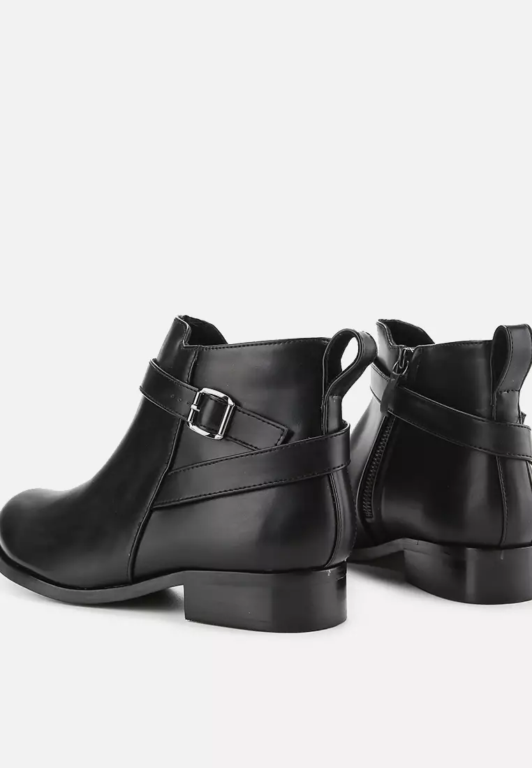 Laurensia Sepatu Boots Wanita Guinine Leather