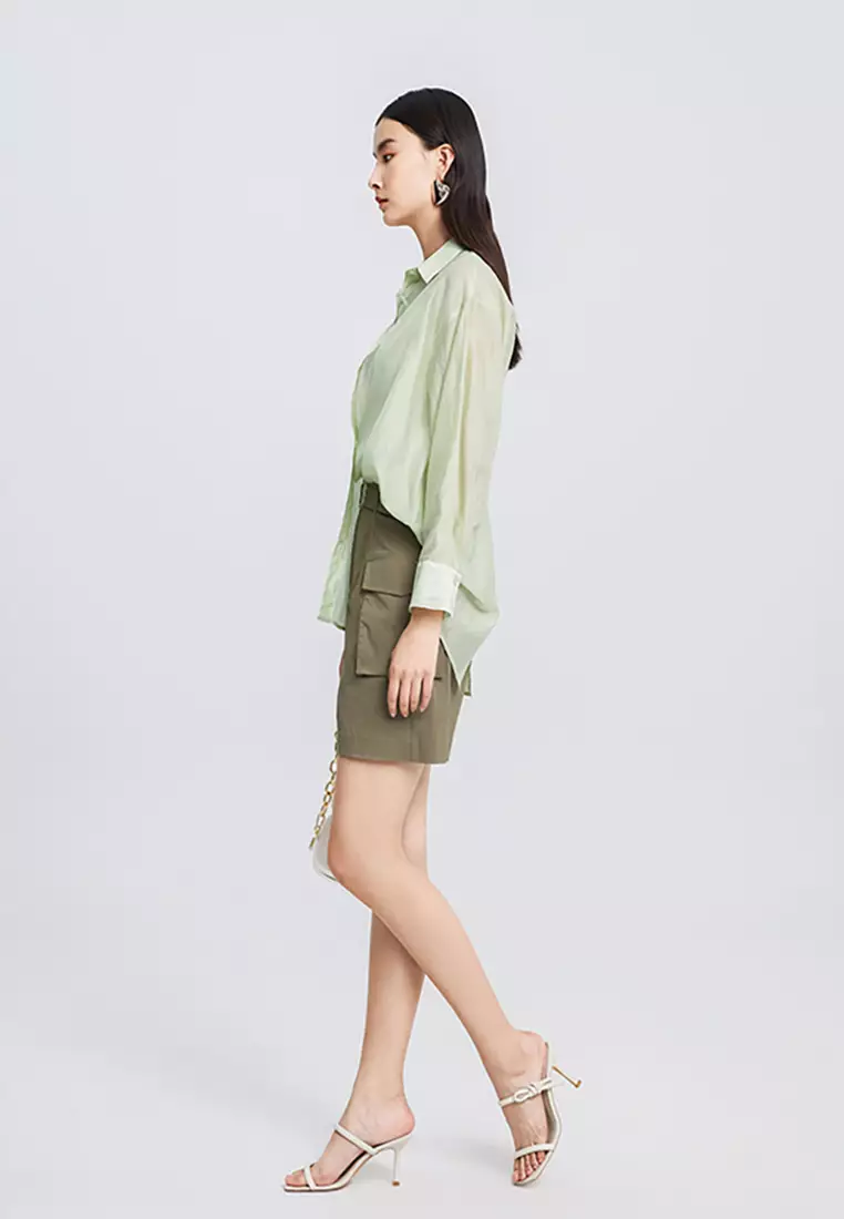 Summer Women Cargo Shorts with Side Pockets