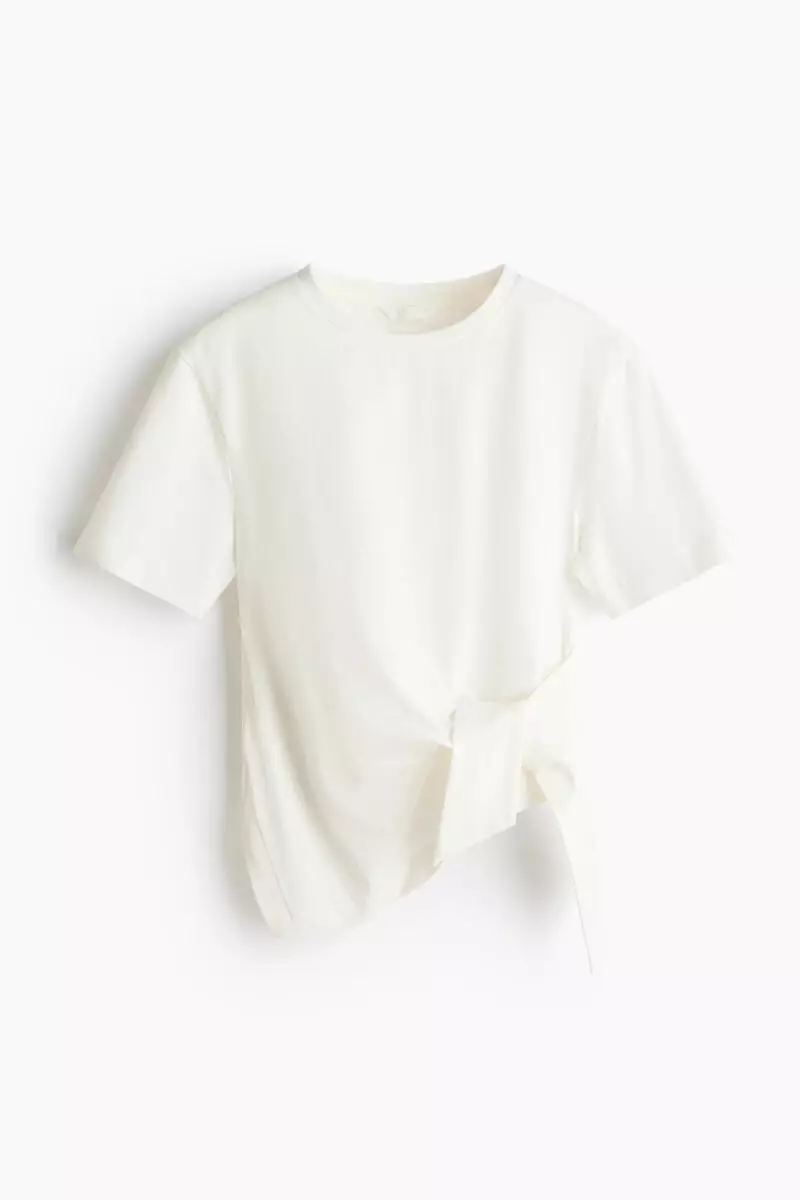 Tie-detail T-shirt