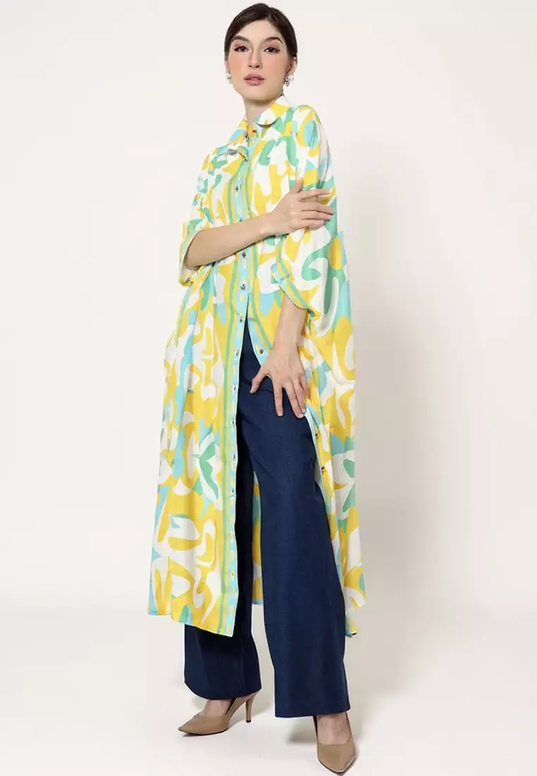 Kanzi Collared Kaftan