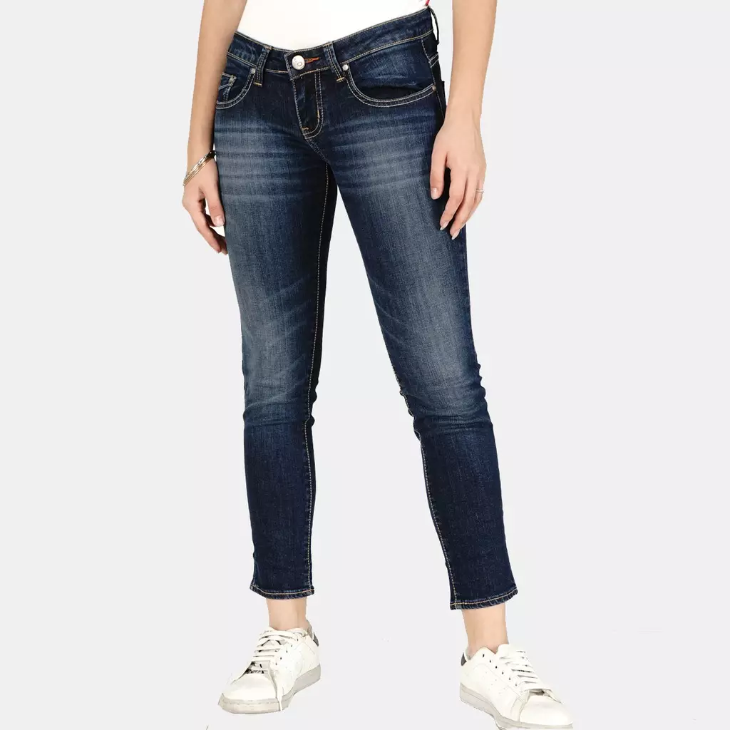 Celana Jeans Wanita Handmade S-03 Medium Blue