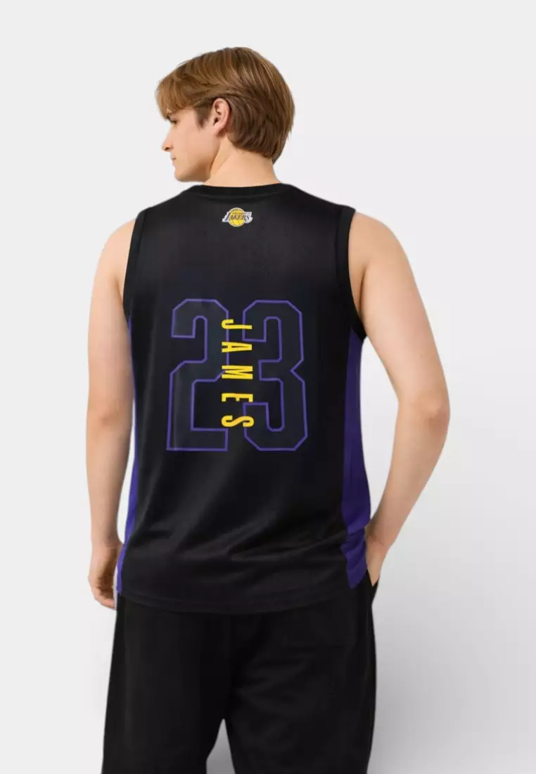 #23 Lebron James Los Angeles Lakers Tank Top For Men Basketball Jersey for Men Box Out Collection [N6Q1]