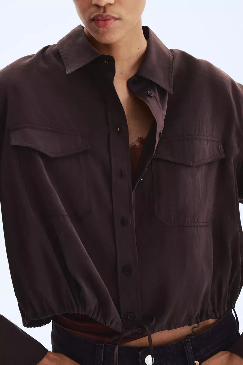 Drawstring shirt