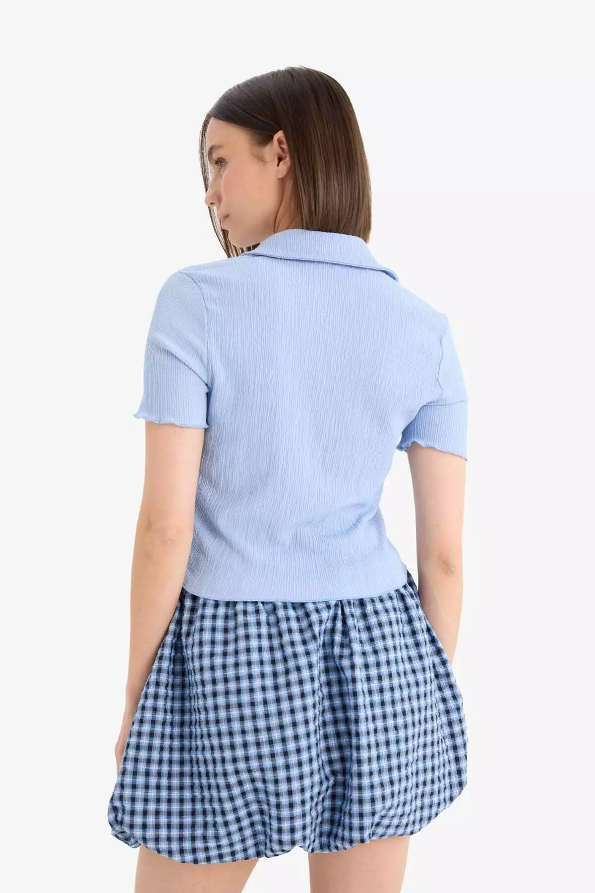 Cool Fitted Wrap Short Sleeve Shirt D4520Ax25Sm