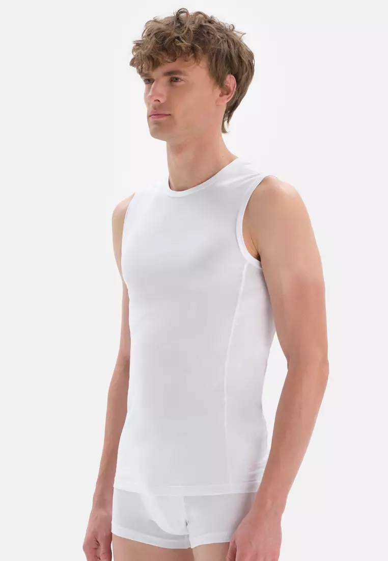Dagi Herren Unterhemd Aus Baumwolle – Basic T-Shirt, Weich & Atmungsaktiv, Klassischer Schnitt