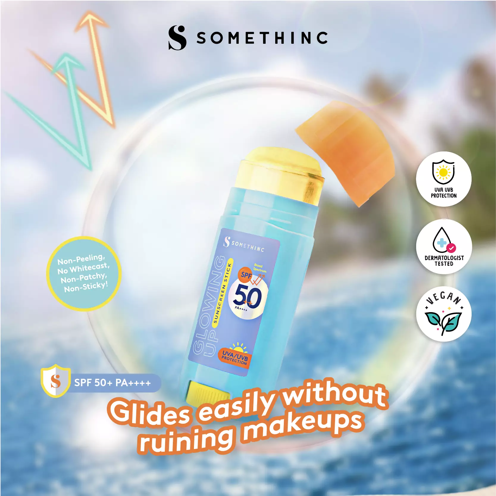 Holyshield! Glow Sunscreen Stick SPF 50+ PA++++ - 15ml - Sunblock Pelindung dari Sinar Matahari