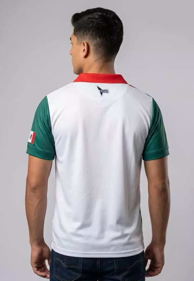 墨西哥 Polo 衫 - PLAY BONITO 重新定義世界 - ！美國男士尺寸！ ：S、M、L、XL