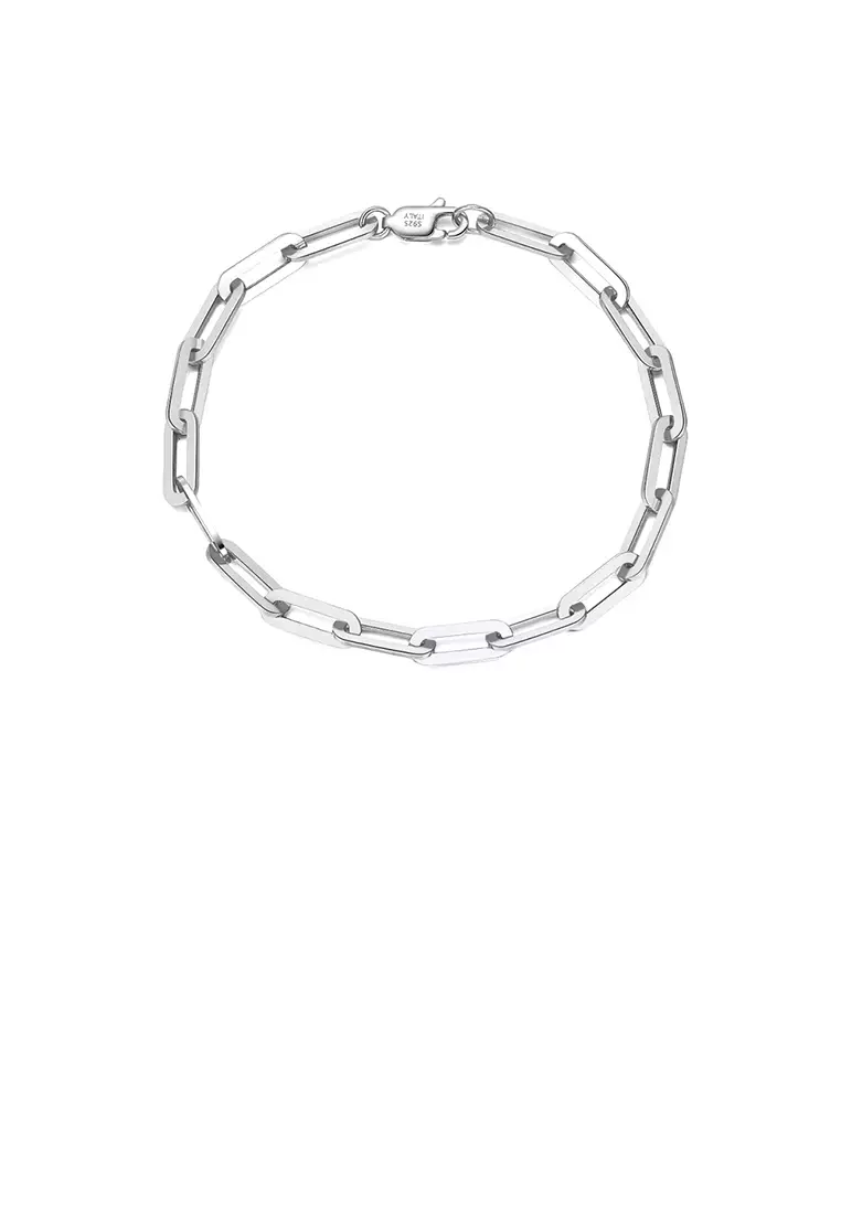 Gold and silver chain cheap link bracelet