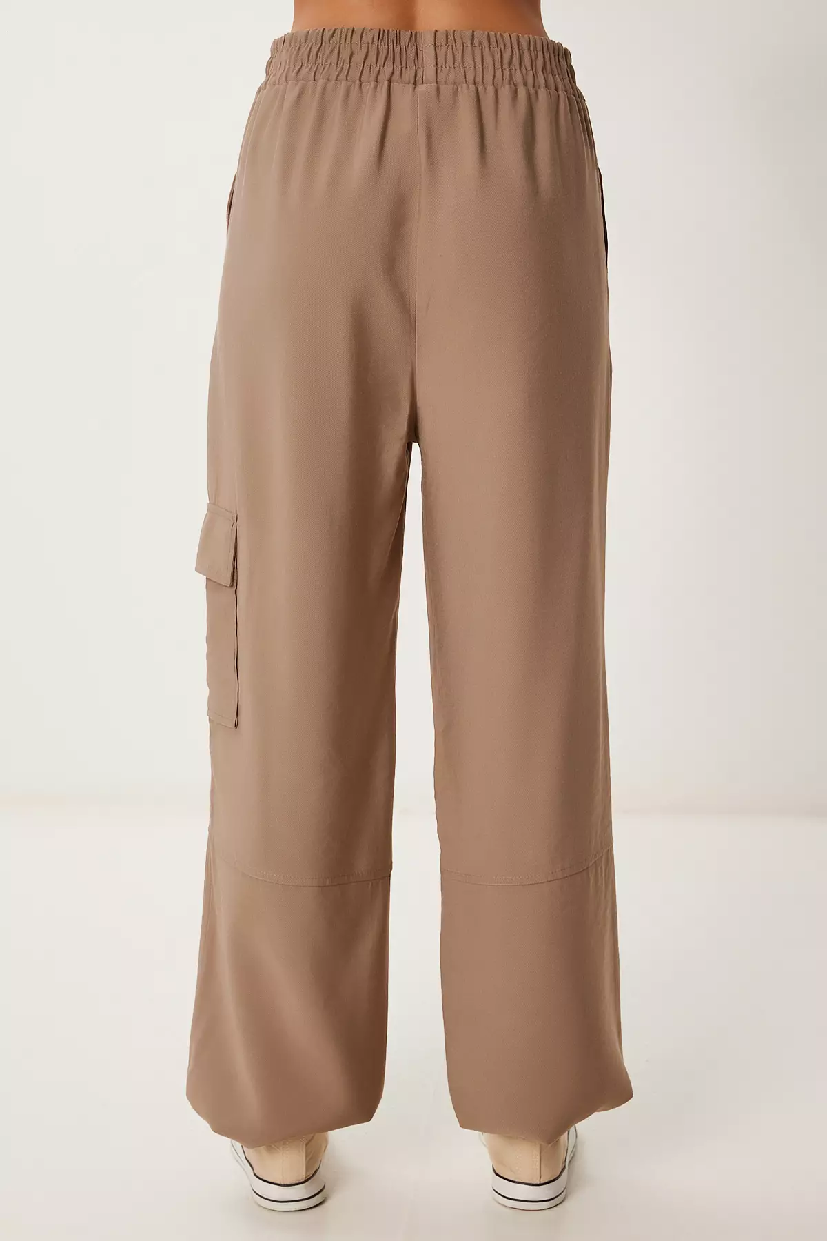 Women's Mink Pocket Linen Cargo Pants Mx00212