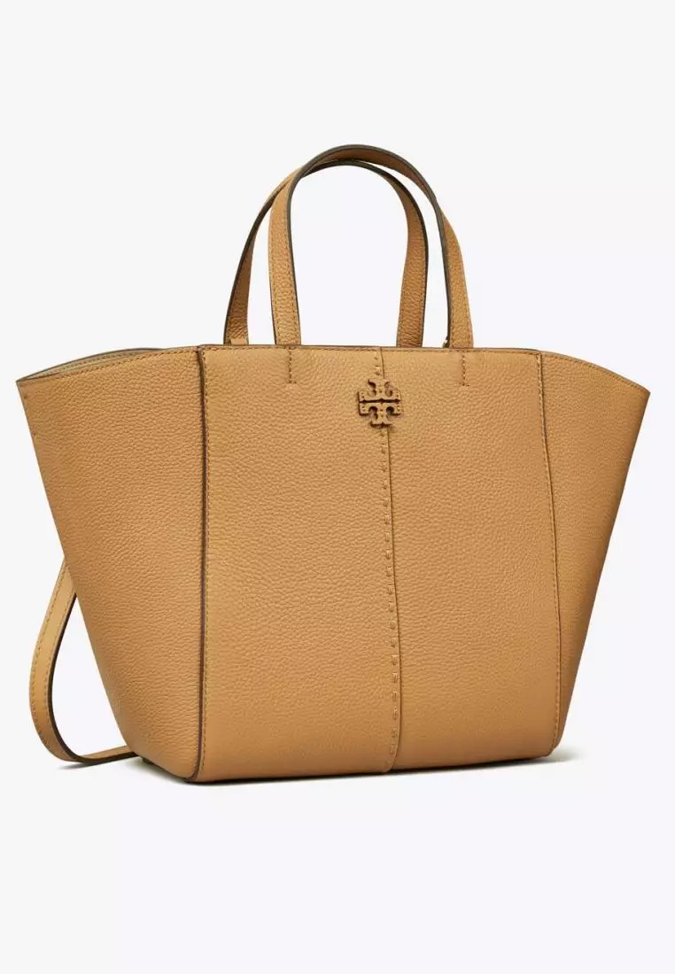 Tory Burch Emerson Small Light Meadowsweet Saffiano Leather Tote Bag