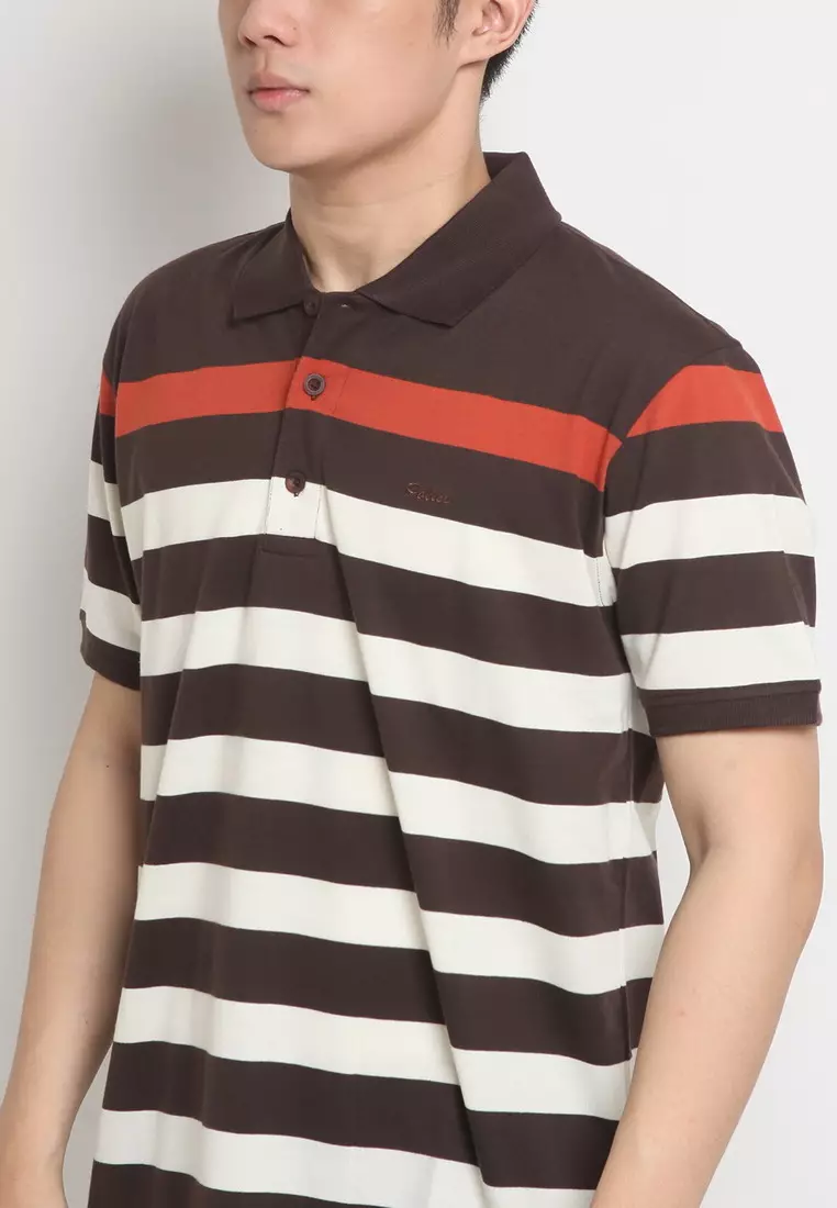 POLICE Polo Shirt Krah Polos Pria 207650011