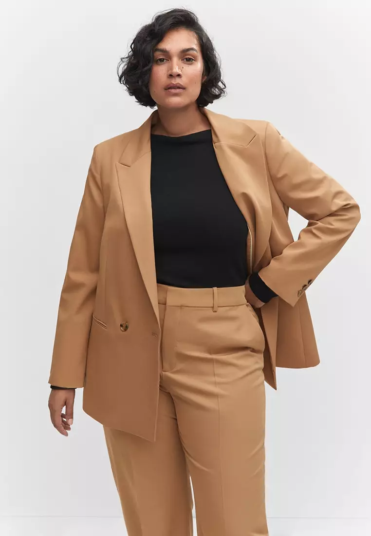 Brown blazer clearance