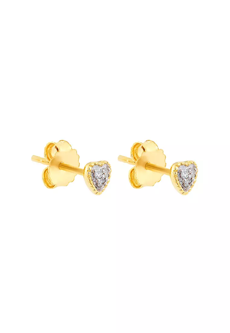 Girl hot sale diamond earrings