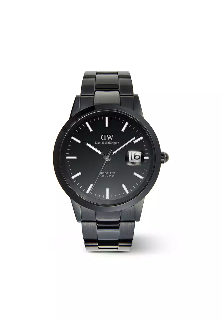 Iconic Automatic 40mm Link Black - Men Watch Automatic movement watch DW Official Authentic Original jam tanggan lelaki DW jam tangan