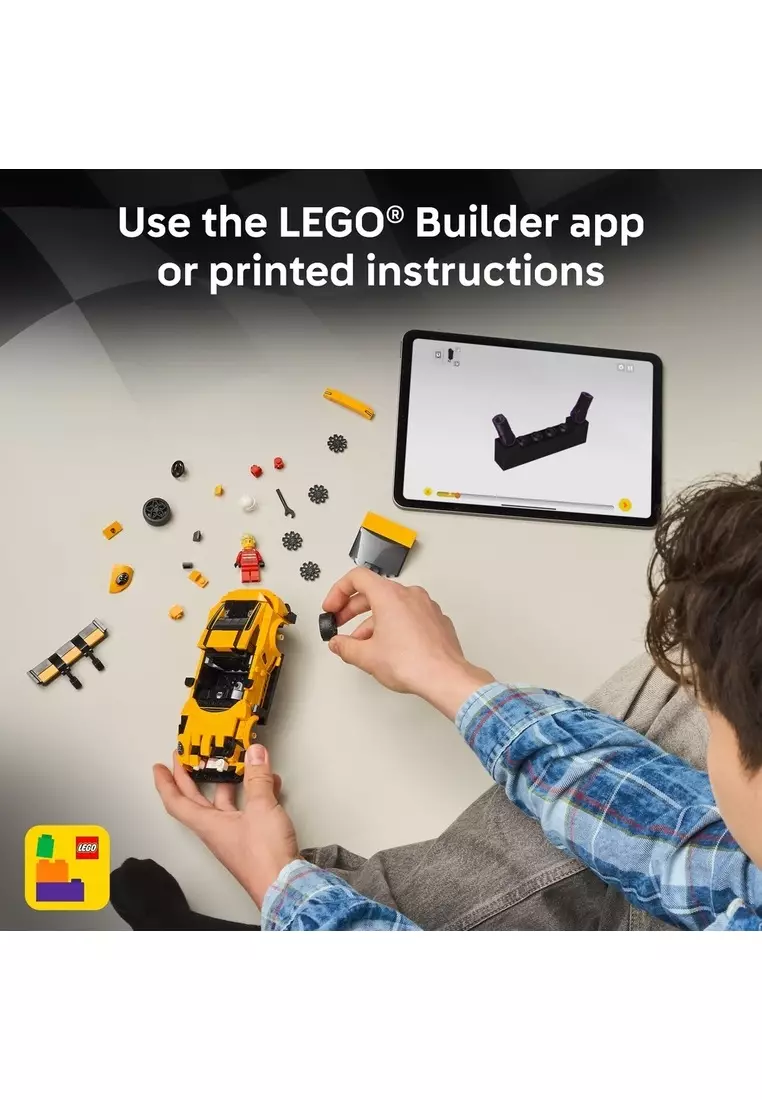 Speed Champions 77239 Porsche 911 GT3 RS Super Car, Age 9+, Building Blocks, 2025 (348pcs)