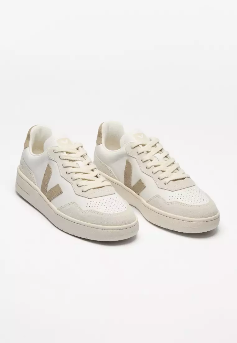 V-90 Leather White Taupe Sneakers