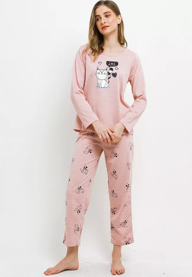 Pyjama Long Sleeve Long Pants Pants Sleepwear