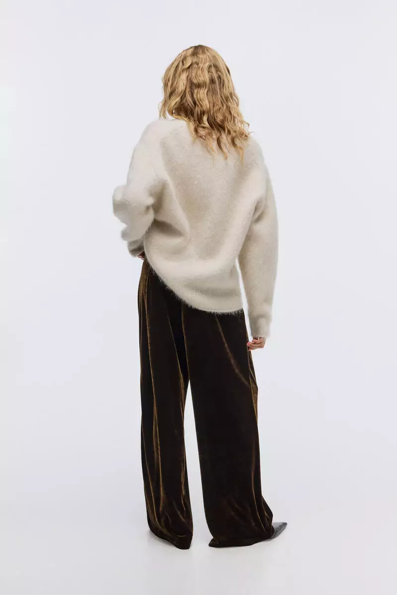 Velour trousers