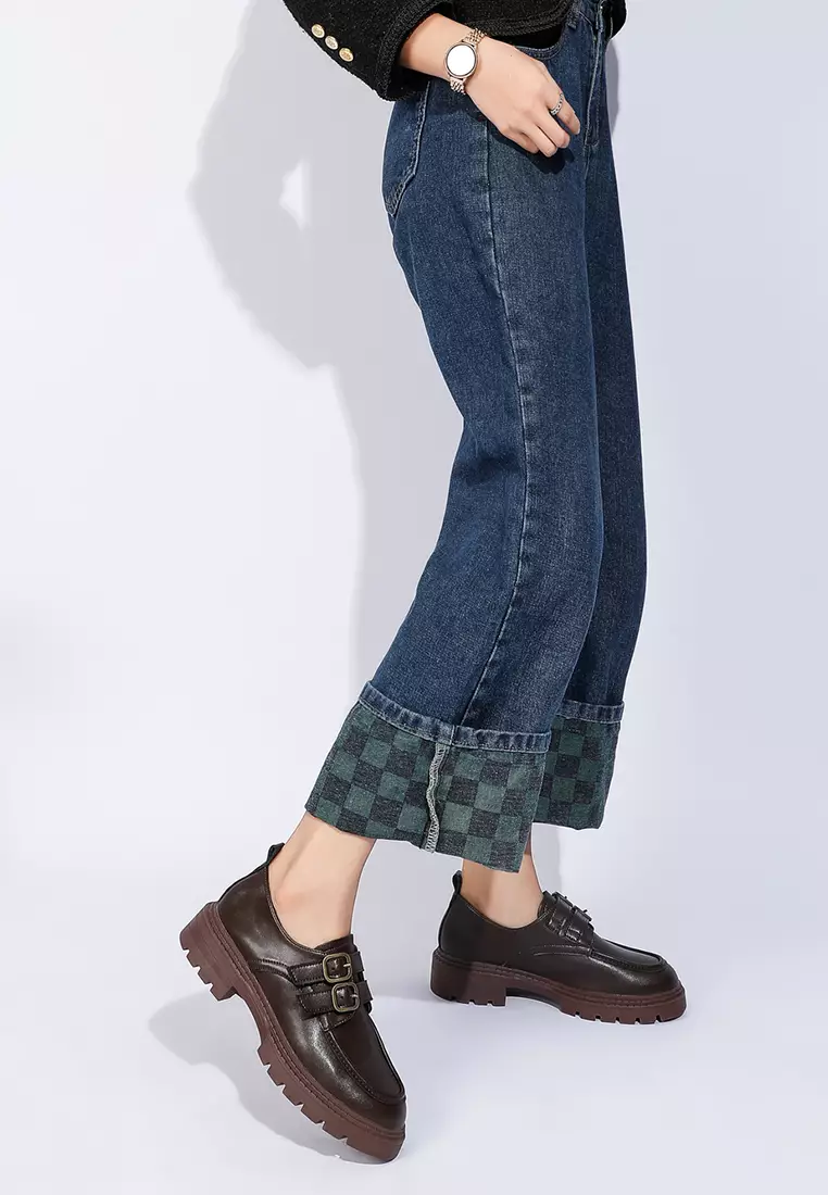 Boyfriend Jeans Cuffed Jeans With Loafers Denim Shoes To Wear With