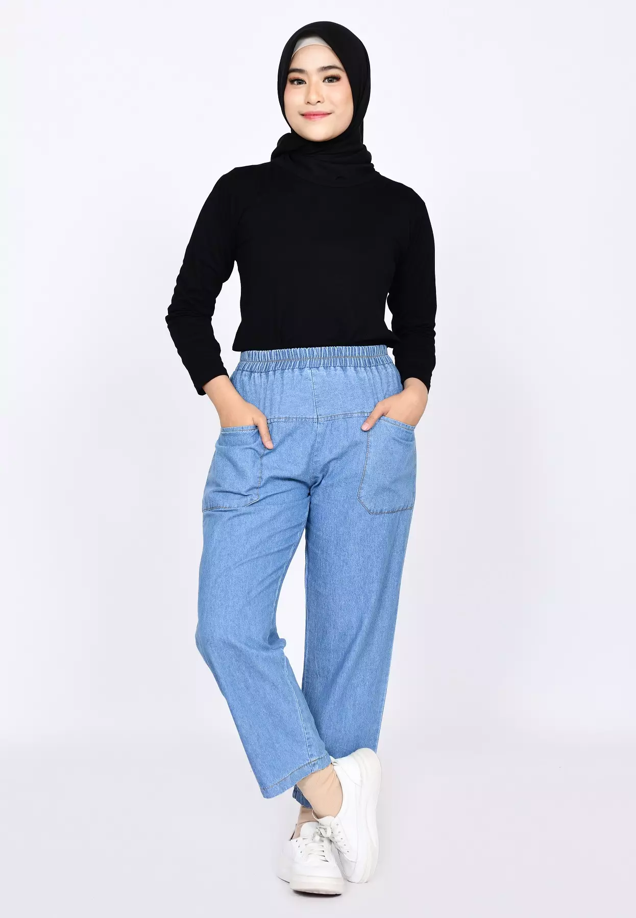 Longpant Baggy Isyana - LIGHT BLUE