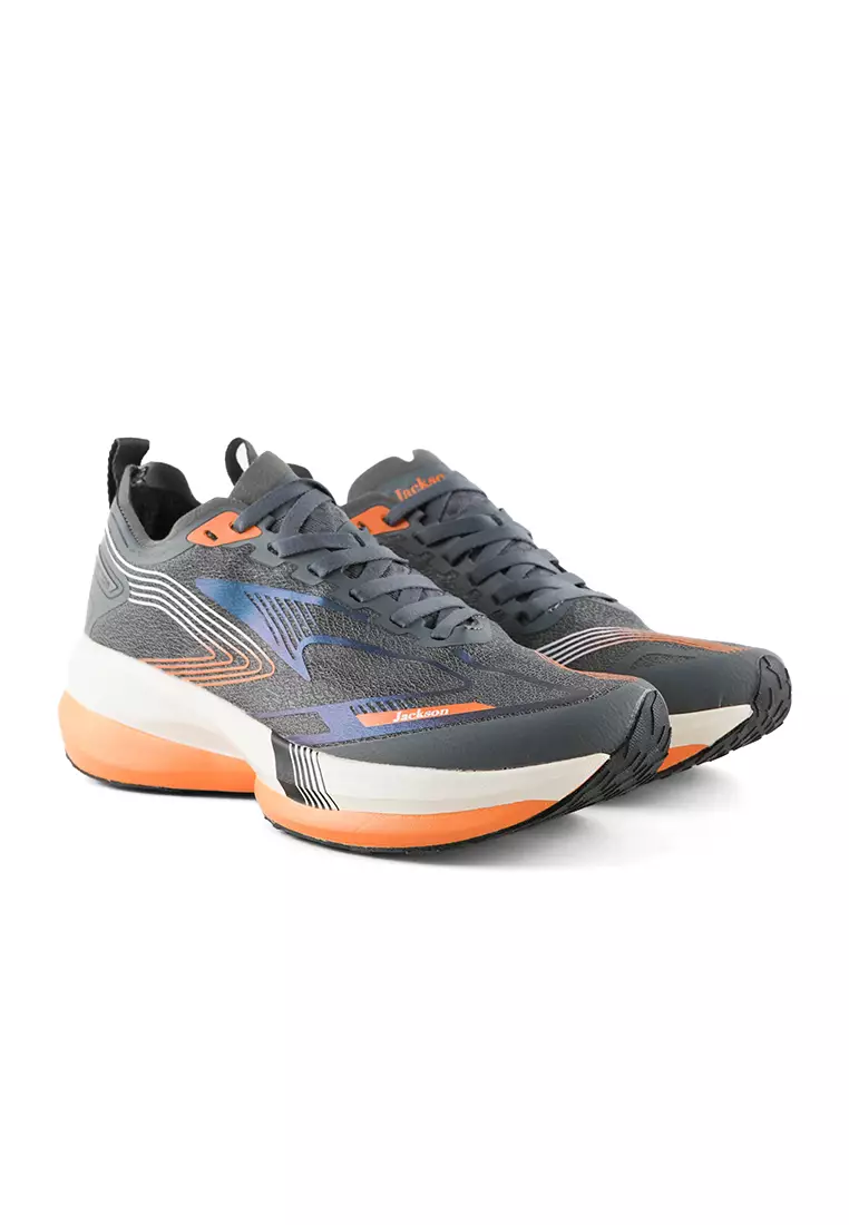 Jackson Active Phantom 1 Grey Orange - Sepatu Sporty
