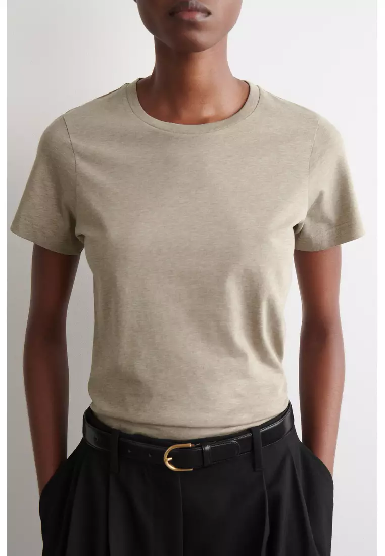 COTTON CREW-NECK T-SHIRT
